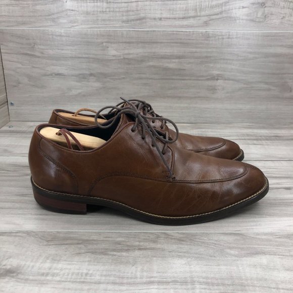 Cole Haan Brown Leather Oxfords Men's Size 8M - Picture 2 of 12